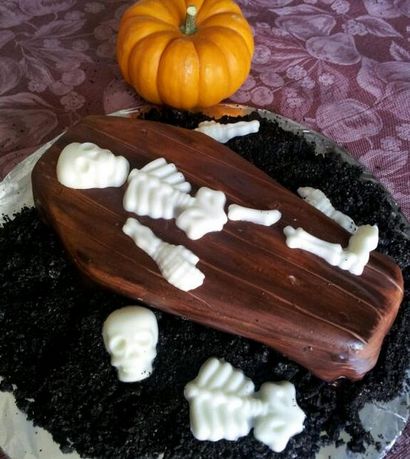 Spooky Cupcakes Coffin 5 étapes (avec photos)