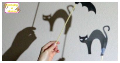 Spooky imprimable de marionnettes d'ombre Modèles pour Halloween
