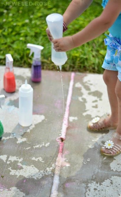 Spray Chalk Rezept für Kinder, Wachsen eines Jeweled Rose