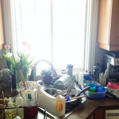 Printemps nettoyage de la cuisine (parfumée au citron maison nettoyant tout usage), Morsures simples