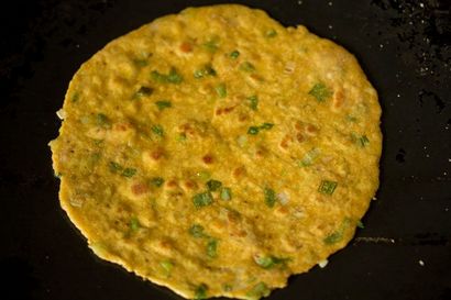 ciboule recette paratha, comment faire recette ciboule paratha