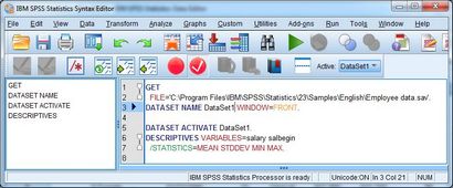 SPSS pour la salle de classe les bases