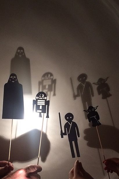 Star Wars idées Activité Shadow Puppets imprimable, Childhood101