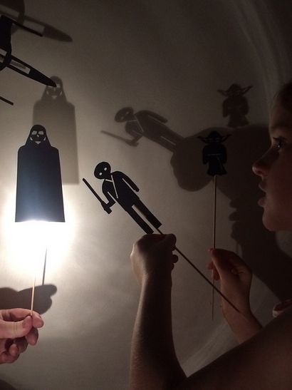 Star Wars idées Activité Shadow Puppets imprimable, Childhood101