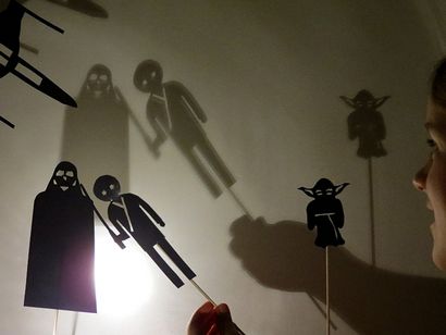 Star Wars idées Activité Shadow Puppets imprimable, Childhood101