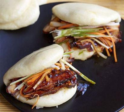 Étuvé bao recette des petits pains, BBC Good Food (nourriture) Étuvé bao recette des petits pains, BBC Good Food