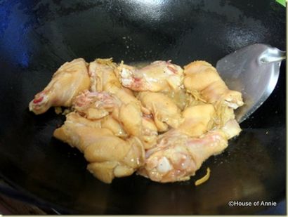 Gedämpftes Huhn mit Salz Fisch-Rezepte, Haus von Annie