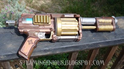 À vapeur Ingénieux Tutoriel peinture d'un pistolet Steampunk