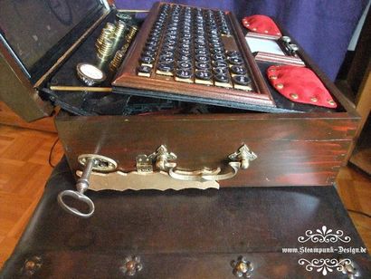 Ordinateur portable steampunk 9 étapes (avec photos)