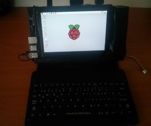 Steampunk Raspberry Pi ordinateur portable 7 étapes (avec photos)