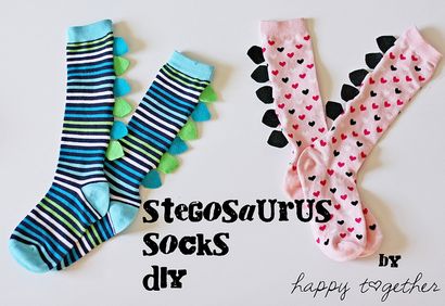 Bricolage Stégosaure Chaussettes