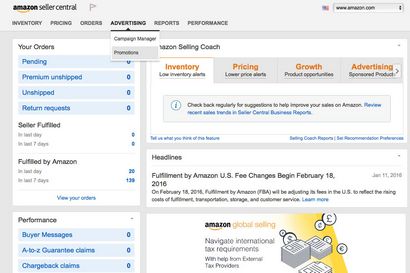 Guide étape par étape pour créer une promotion Amazon