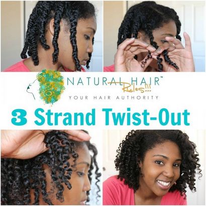 Step-by-Step-Tipps für 3-Strand Twists, Natural Hair-Regeln!