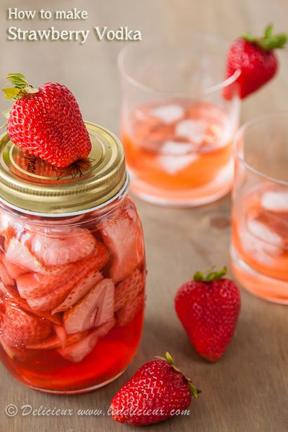 Strawberry Infused Vodka Rezept Delicious Everyday