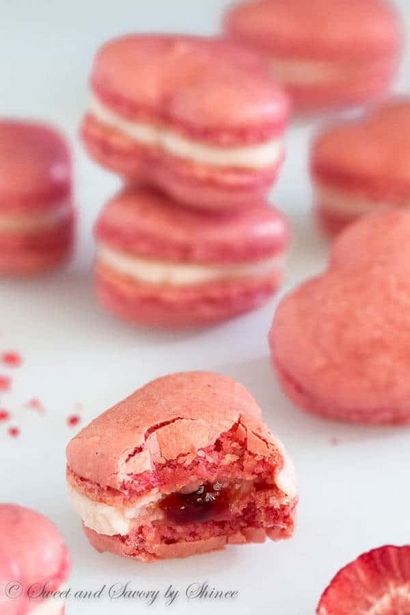 Fraise Macarons ~ Douce - Savoury par Shinee