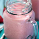Strawberry Milkshake Smoothie - Live Simply