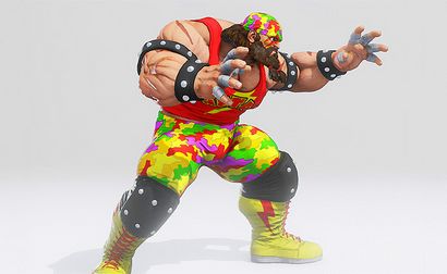 Street Fighter V Incroyable Macho Man Zangief Costume Trouvé dans Mise à jour