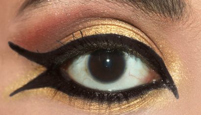 Atemberaubende Augen Make-up inspiriert durch griechische Göttin - Tutorial mit detaillierten Schritte und Bilder