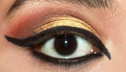 Maquillage des yeux superbe Inspiré par la déesse grecque - tutoriel avec les étapes détaillées et photos