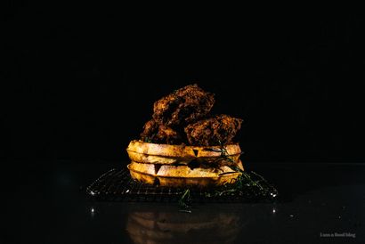 Sonntags-Brunch Buttermilk Fried Chicken und yeasted Rye Waffeln - ich bin ein Essen Blog Ich bin ein Lebensmittel-Blog
