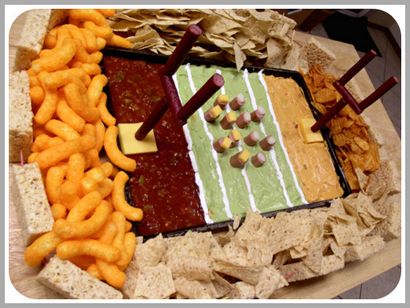 Super Bowl Party Idée alimentaire Comment construire un Snackadium!