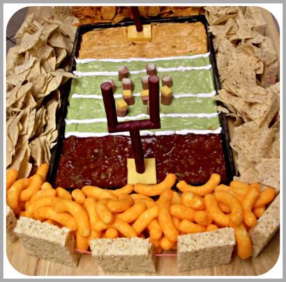 Super Bowl Party Idée alimentaire Comment construire un Snackadium!