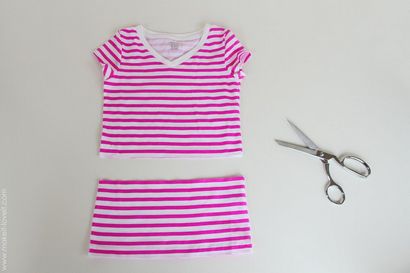 SUPER einfaches Kreis-Kleid (von T-Shirt - Knit-Bett-Blatt), Make It und Love It