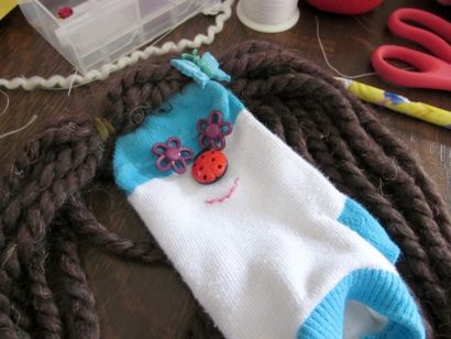 Super Schneetag Handwerk Socke Puppen! lehren Mama