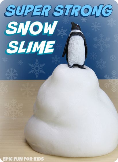 Super Strong Recette neige Slime - Fun Epic pour les enfants