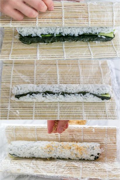 Sushi-Reis und California Rolls Rezept