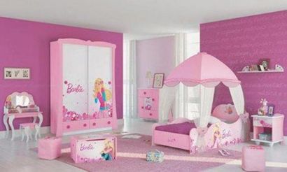 Süße Barbie-Raum-Dekoration Ideen - Interieur-Design