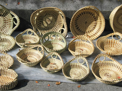 Sweetgrass Paniers - South Carolina State Artisanat (état) Paniers Sweetgrass - South Carolina State Artisanat