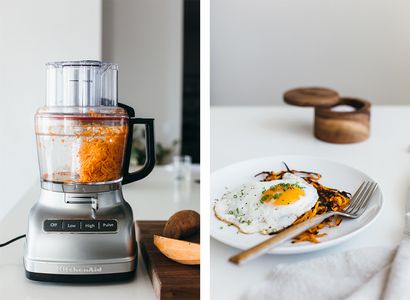 Sweet Potato Hash Browns, Downshiftology