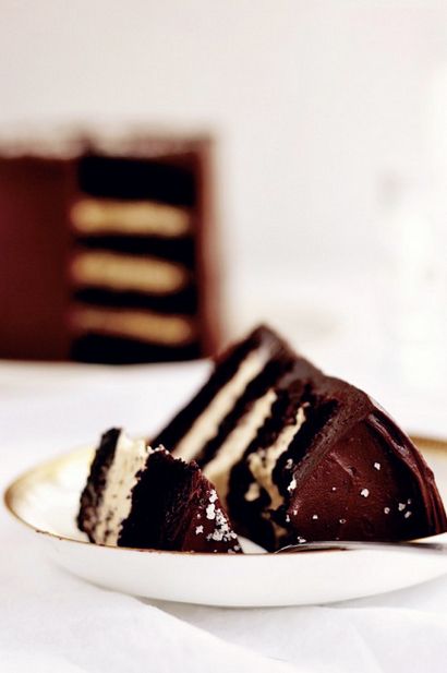 Doux - Salty caramel salé Gâteau Fondant au chocolat, Sweetapolita