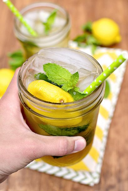 Sweet Tea Wodka Limonade Mojitos (Make Ahead!) - Iowa Mädchen Essen