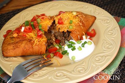 Taco Empanadas - facile à faire tarte à la main pour le dîner
