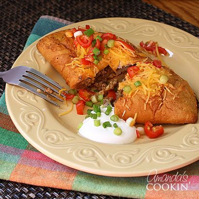 Taco Empanadas - facile à faire tarte à la main pour le dîner