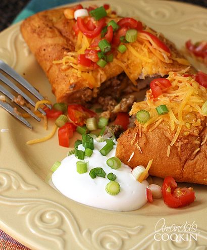 Taco Empanadas - facile à faire tarte à la main pour le dîner