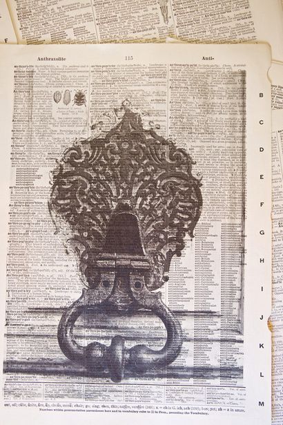 Take Out bricolage Photo Imprimez des photos sur les anciennes pages (dictionnaire d'impression) Take Out bricolage Photo Imprimez des photos sur les anciennes pages du dictionnaire