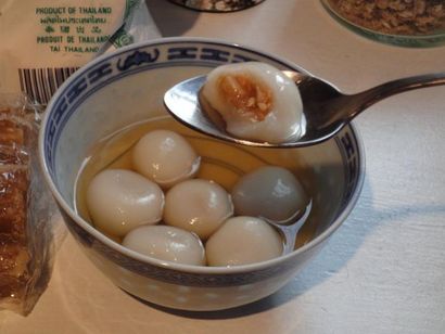 Tangyuan (riz gluant Dumplings à Sweet soupe) 7 étapes (avec photos)