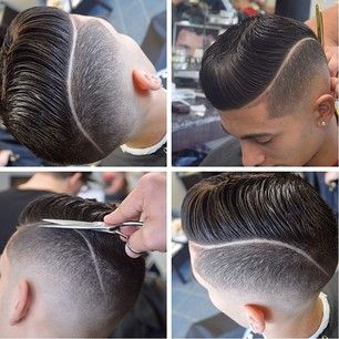 Fade conicité Haircut pour les hommes - Bas, Haut, Afro, Mohawk Fade