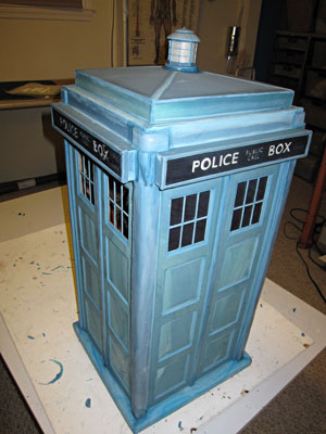 TARDIS gâteau, faire moi-même!