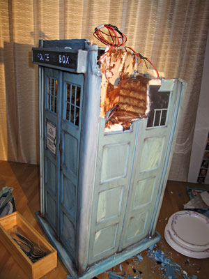 TARDIS gâteau, faire moi-même!