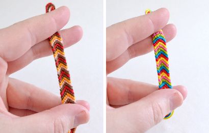 Technique pour faire Bracelet Chevron Amitié - rêve un peu plus grand