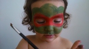 Teenage Mutant Ninja tortue peinture visage - Parenting Central