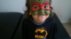 Teenage Mutant Ninja tortue peinture visage - Parenting Central