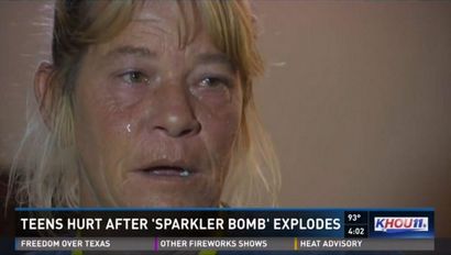 Texas Teenager verliert Bein kann Sehkraft von Wunderkerze Bombe verlieren - NY Daily News