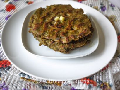 Thalipeeth Rezept, wie Maharashtrian thalipith- Schritt für Schritt machen - von Gewürznelken - Capers