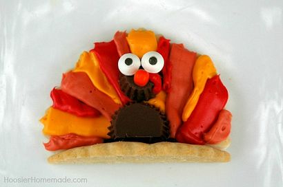 Thanksgiving Turquie Cookies - Hoosier faites maison