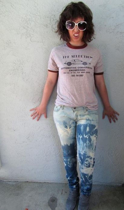 Die 90er Jahre sind die neuen 80er How To Acid Wash Ihre Jeans wie ein Grunge-Göttin